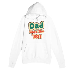 Dad / Since The '80s — cute white unisex hoodie