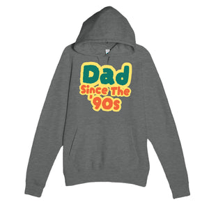 Dad / Since The '90s — cute graphite heather unisex hoodie