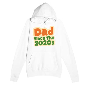 Dad / Since The 2020s — cute white unisex hoodie