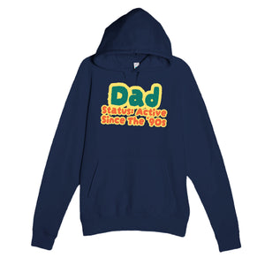 Dad Status: Active Since The '90s — cute navy unisex hoodie