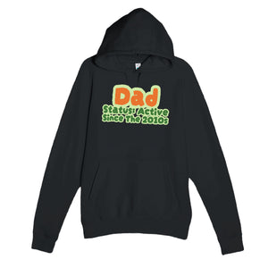 Dad Status: Active Since The 2010s — cute black unisex hoodie