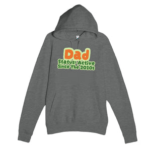 Dad Status: Active Since The 2010s — cute graphite heather unisex hoodie