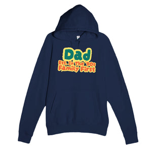 Dad • Est. In The '90s • Family First — cute navy unisex hoodie
