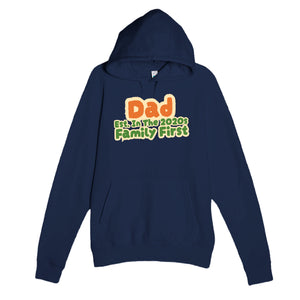 Dad • Est. In The 2020s • Family First — cute navy unisex hoodie