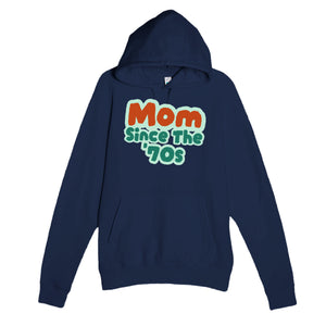 Mom / Since The '70s — cute navy unisex hoodie