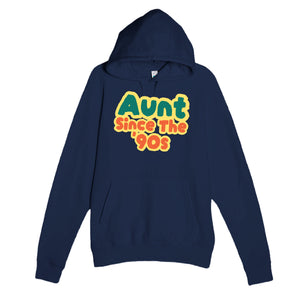 Aunt / Since The '90s — cute navy unisex hoodie