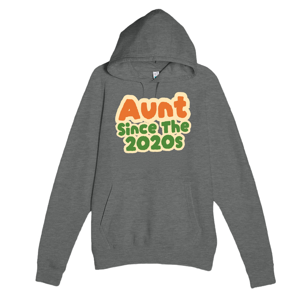 Aunt / Since The 2020s — cute graphite heather unisex hoodie