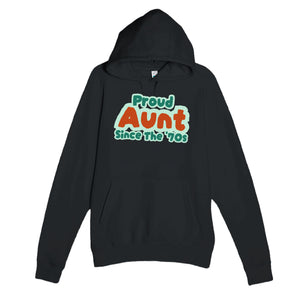 Proud Aunt • Since The '70s — cute black unisex hoodie