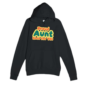 Proud Aunt • Since The '90s — cute black unisex hoodie