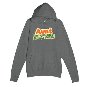 Aunt • Est. In The 2020s • Family Favorite — cute graphite heather unisex hoodie