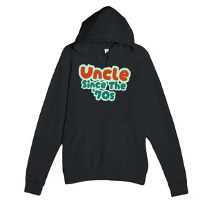Uncle / Since The '70s — cute black unisex hoodie