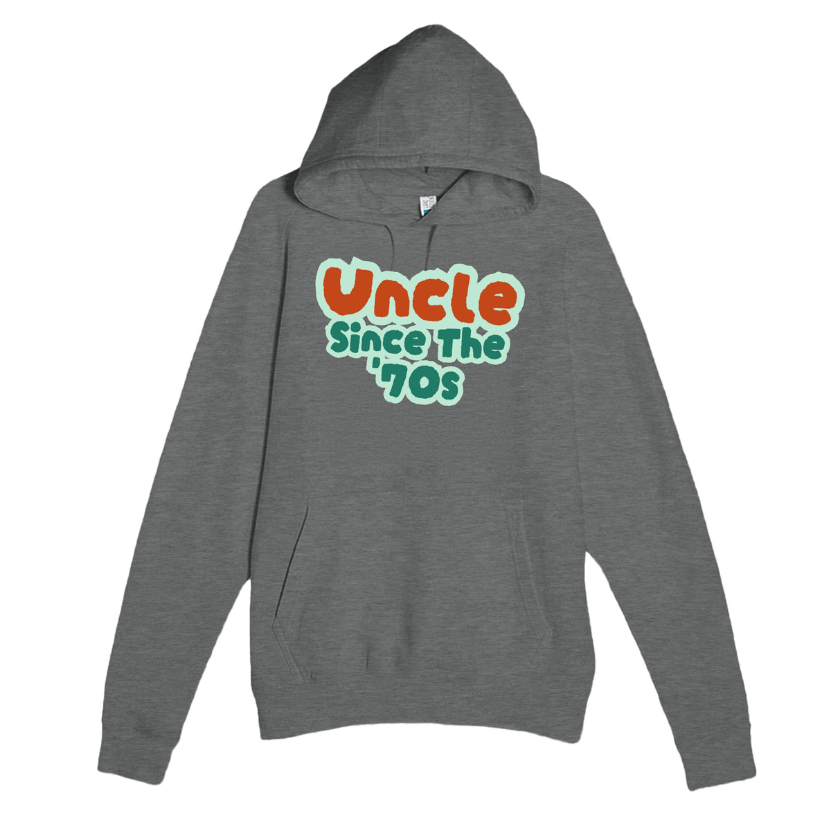 Uncle / Since The '70s — cute graphite heather unisex hoodie
