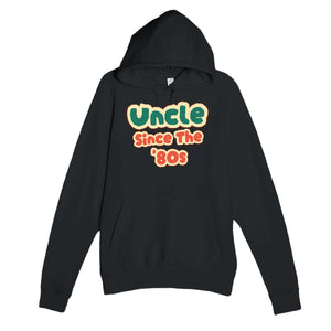 Uncle / Since The '80s — cute black unisex hoodie