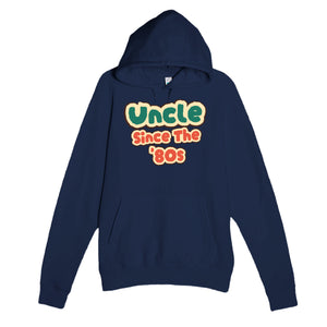 Uncle / Since The '80s — cute navy unisex hoodie
