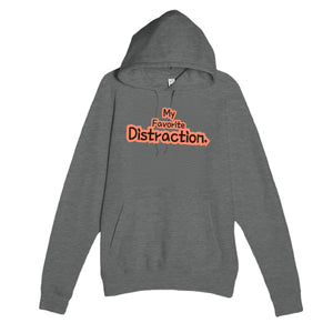 My Favorite Distraction — cute graphite heather unisex hoodie