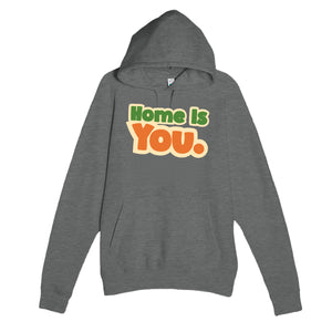 Home Is You — cute graphite heather unisex hoodie