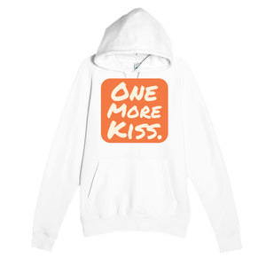 One More Kiss — funny white unisex hoodie