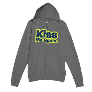 Kiss Me Again — cute graphite heather unisex hoodie