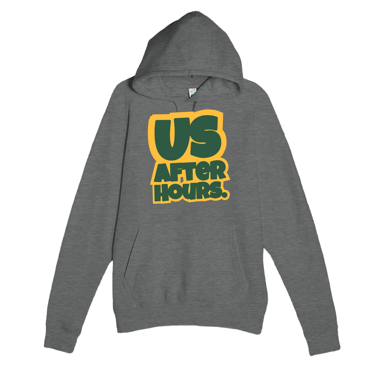 Us After Hours — funny graphite heather unisex hoodie