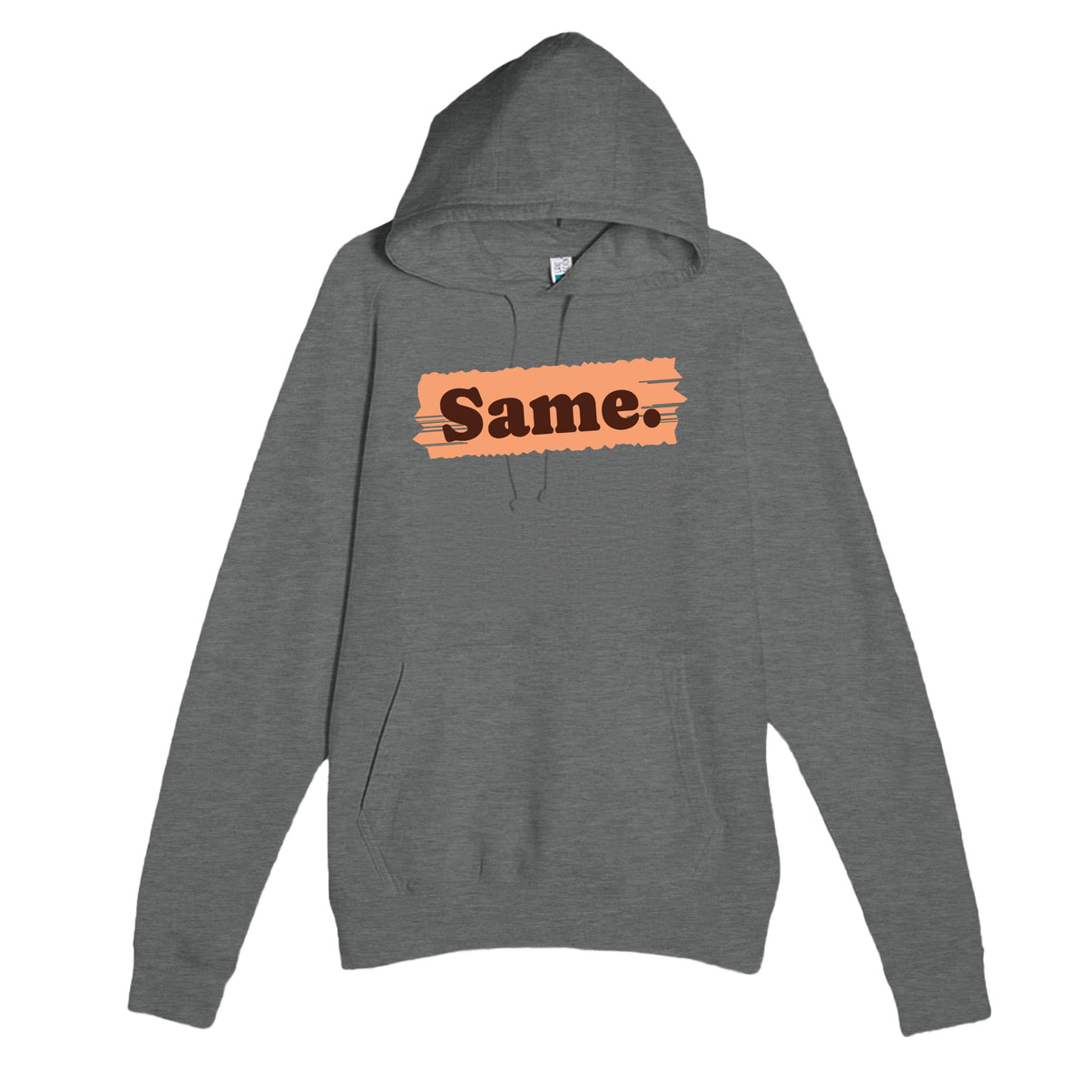 Same — cute graphite heather unisex hoodie