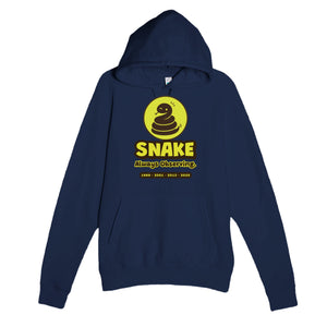 Snake • Always Observing — cute navy unisex hoodie