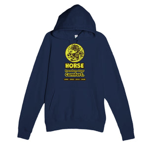 Horse • Freedom Over Comfort — cute navy unisex hoodie
