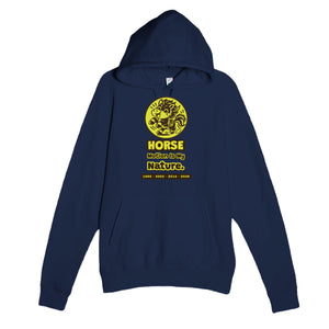 Horse • Motion Is My Nature — cute navy unisex hoodie