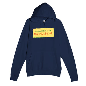 Perfect Husband → My Husband — funny navy unisex hoodie