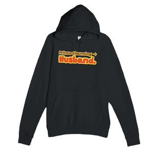 Prince Charming → Husband — funny black unisex hoodie
