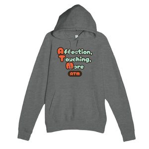 Affection, Touching, More — funny graphite heather unisex hoodie