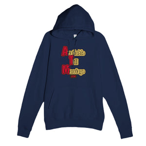 Available Till Marriage — funny navy unisex hoodie