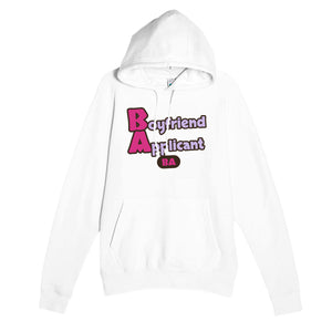 Boyfriend Applicant — funny white unisex hoodie