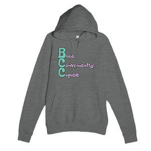 Boss Conveniently Copied — funny graphite heather unisex hoodie
