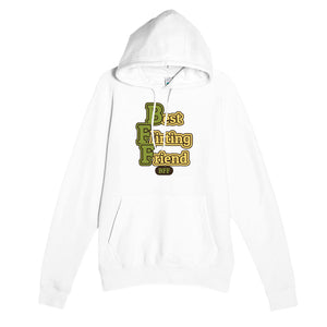 Best Flirting Friend — funny white unisex hoodie