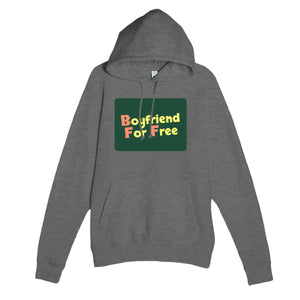 Boyfriend For Free — funny graphite heather unisex hoodie