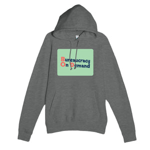 Bureaucracy On Demand — funny graphite heather unisex hoodie