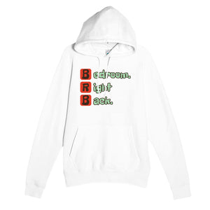 Bedroom. Right Back. — funny white unisex hoodie