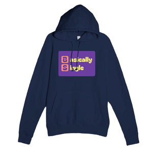 Basically Single — funny navy unisex hoodie