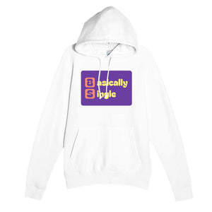 Basically Single — funny white unisex hoodie