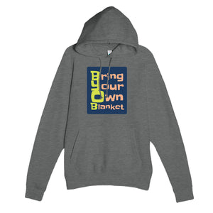 Bring Your Own Blanket — funny graphite heather unisex hoodie