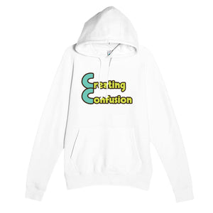 Creating Confusion — funny white unisex hoodie