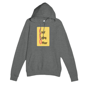 Chief Eating Officer — funny graphite heather unisex hoodie