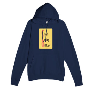 Chief Eating Officer — funny navy unisex hoodie