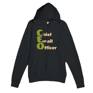 Chief Email Officer — funny black unisex hoodie