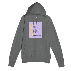 Chief Email Overloader — funny graphite heather unisex hoodie