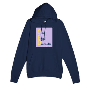 Chief Email Overloader — funny navy unisex hoodie