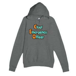 Chief Emergency Officer — funny graphite heather unisex hoodie