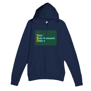 Chief Entertainment Officer — funny navy unisex hoodie