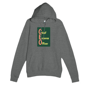 Chief Expense Officer — funny graphite heather unisex hoodie