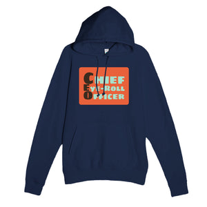Chief Eye-Roll Officer — funny navy unisex hoodie